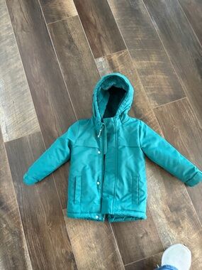 Cat & Jack Teal Hooded Kids Jacket